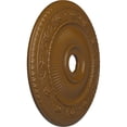 thumbnail image 3 of Ekena Millwork 24 1/4"OD x 3 7/8"ID x 2"P Logan Ceiling Medallion (Fits Canopies up to 6 1/8"), Hand-Painted Smokey Topaz, 3 of 7