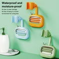 thumbnail image 3 of Shower Head Holder Self Adhesive Stand Rack Replacement Bathroom 360 Degree Rotatable Wall Showerhead Bracket Plastic Punch Free Waterproof Stand Green, 3 of 7