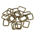 thumbnail image 3 of 20 piezas de hebilla cuadrada de metal para bolso, correa de conector, accesorios para mochilas, hebilla 20x12x2.8mm Bronce, 3 of 9