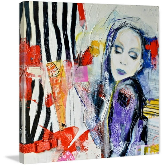 "Upside down Inside Out" Painting Print on Wrapped Canvas