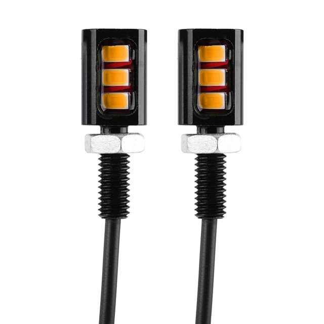 Herwey 2x 12V Universal Car Motorcycle License Number Plate Screw Bolt Light Lamp , License Number Light, Motorcycle License Plate Light