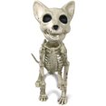 thumbnail image 3 of Esqueleto de perro en miniatura decorativo para Halloween, huesos de perro en cuclillas de plástico con articulaciones activas, 3 of 4