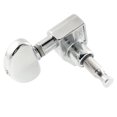 thumbnail image 5 of Wilkinson 3R3L 19:1 Ratio Full Sealed Machine Heads Tuners Tuning Pegs Keys with Half Moon Button Right Angle Screw for Acoustic Electric Guitar, Chrome, 5 of 5
