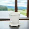 thumbnail image 6 of Soimiss 1Set White Double Layer Breathable Flowerpot with Root Control for Indoor Gardening, 6 of 8