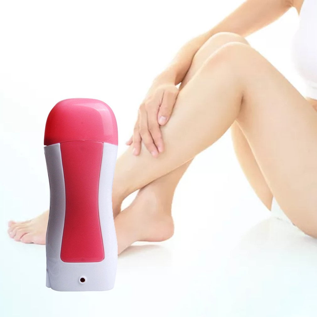 Portable Depilatory Wax Heater Roller Warmer Men Women Body Hair