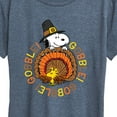 thumbnail image 3 of Peanuts - Gobble Gobble - Women's Short Sleeve Graphic T-Shirt, 3 of 6