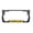 Black/Yellow, variant on Aloha Hawaii Hibiscus Floral Flowers Design Palm Tree Heavy Duty Metal License Plate Frame Auto License Plate Frame/Car Accessories (Black/Yellow)