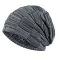 thumbnail image 2 of Diufon Beanie Hats for Unisex-Adult Knitted Layered Ear Covered Windproof Hat Casual Outdoor Ski Caps, 2 of 5