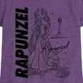 thumbnail image 3 of Disney Princess - Autograph Rapunzel - Toddler & Youth Girls Short Sleeve Graphic T-Shirt, 3 of 5