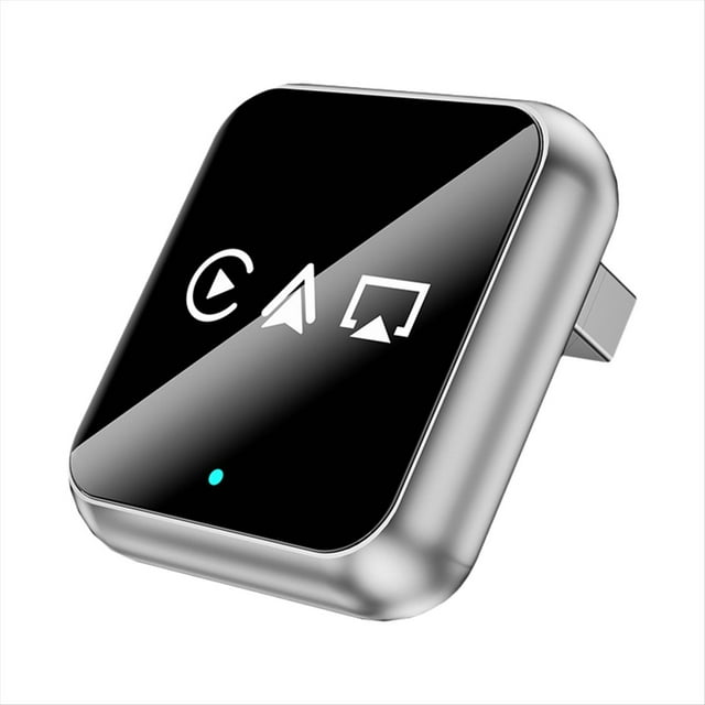 Adaptador Inalámbrico Carplay con IA Inteligente, Airplay, Android Auto, Adaptador USB , con Cable Carplay A Inalámbrico A