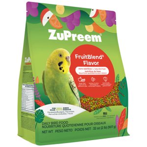 Zupreem Fruitblend Parakeet & Budgie Pellet Food, 2 Lb