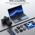 thumbnail image 4 of 3-in-1 Wireless Lavalier Microphone for Camera, iPhone, Android, Microphone for Video Recording Podcast Noise Reduction mic(FMY) 2PCS, 4 of 5