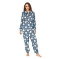 thumbnail image 4 of joogoo Blue Baseballs Stars Unisex Adults Onesies Pajamas Jumpsuits L, 4 of 7