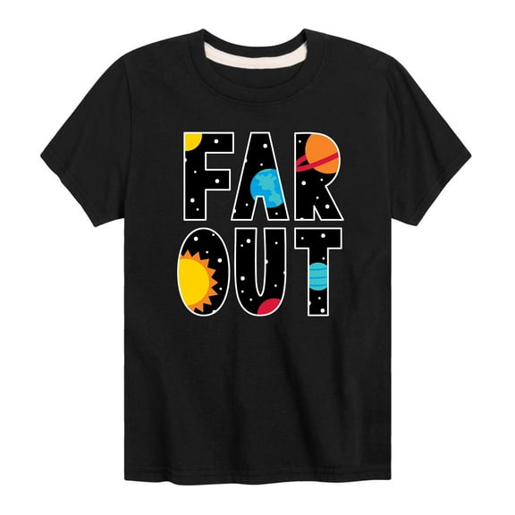 Instant Message - Far Out Space - Toddler And Youth Short Sleeve Graphic T-Shirt