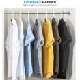 thumbnail image 2 of CCOCC 50 Pcs Space Saving Hangers for Clothes Perfect for Storing Jackets,Dresses,Shirts,and Pants Without Stretching Or Damaging Fabrics Hanger,Size10, 2 of 4