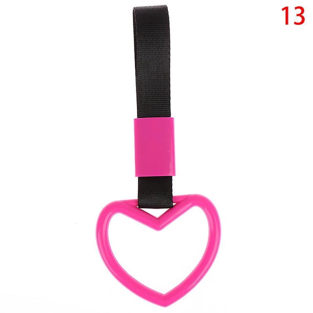 Hot Sale 1pc Heart Train Bus Handle Hand Strap Drift Charm Strap Drift Accessories Car Styling Car Tuning