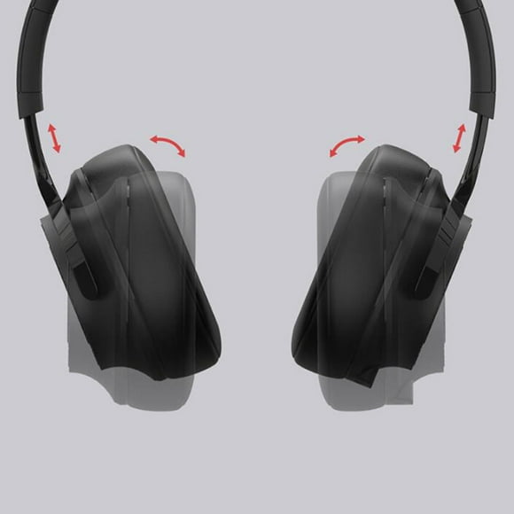 Auriculares con Diadema Perfecl Ligeros Universales Ajustables para Teléfono Negro