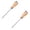 Khaki*2, variant on RZDLIZJ Stainless Steel Ice Pick Tool for Breaking Ice (8.86",2pcs), Brown