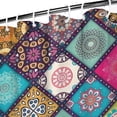 thumbnail image 3 of Multicolor Ethnic Mandala Pattern Shower Curtain 72"x72" ,Bathroom Decorative Shower Curtains Set with 12 Hooks,Modern Waterproof Washable Shower Curtain, 3 of 6