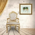 thumbnail image 3 of Fab Funky 24x20 Gold Ornate Wood Framed with Double Matting Museum Art Print Titled - Christmas Pug Pair and Cracker, 3 of 4
