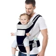 thumbnail image 4 of Cangurera Ergonómica para Bebé con Asiento de Cadera Transpirable y Multifuncional, 4 of 8