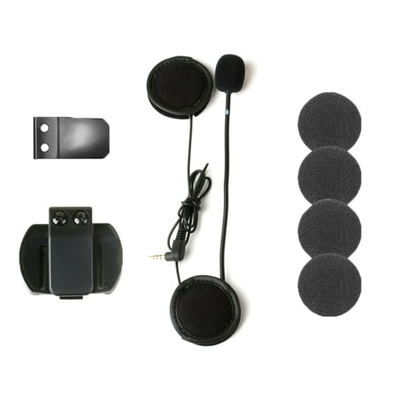 Zeiwohndc Anti Vibration Motorcycle Headset Intercom set with 3.5mm Plugs for V4