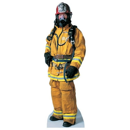 Advanced Graphics Modern Heroes Firefighter Life-Size Cardboard Stand-Up