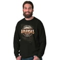 thumbnail image 5 of Arkansas Natural State Pride Rustic Long Sleeve TShirt Men Women Brisco Brands S, 5 of 6