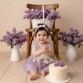 thumbnail image 3 of 2Bunnies Baby Toddler Girls' 6M-3T 3D Flower Petal Bow Tie-Back Bow Dress, 3 of 4