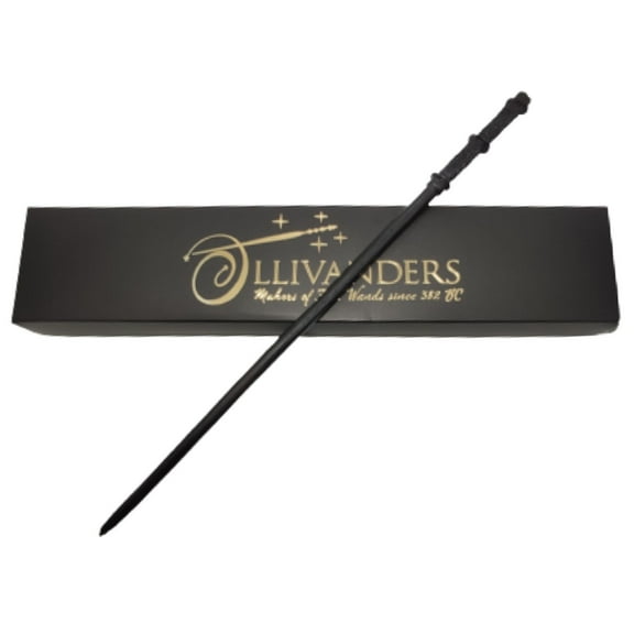 Varita Magica para Magos Harry Potter de Resina Con Nucleo Metálico Sólido de Metal Con Caja Ollivanders Dumbledore Hermione Sauco Cosplay Disfraz Accesorio Modelo a Escoger