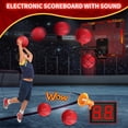 thumbnail image 4 of Canasta de baloncesto interior HYES Mini con luces LED y marcador, 4 of 9