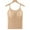 Beige, variant on Kilaqueen Layer Base Tank Tops for Women Fall Winter Adjustable Straps Cami Shirts for Cold Weather Casual Thicken Warm Long Underwear Vest