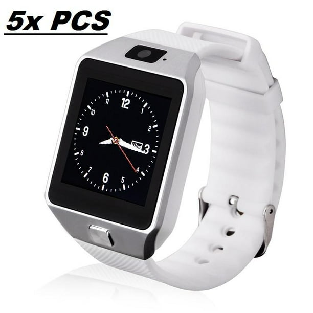 AmazingForLess 5 Pack DZ09 White Smart Watch Wholesale Lot Touch