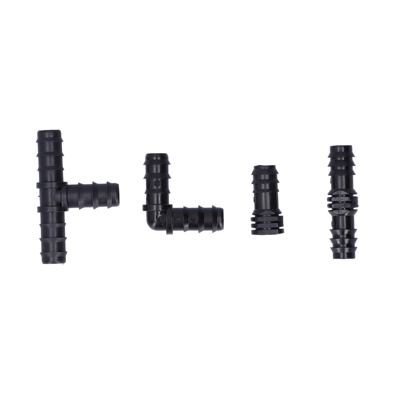 ESTINK Irrigation Supplies,32Pcs/Set Drip Irrigation Tees Connectors Kit 1/2 Tubing Set Garden Greenhouse Sprinkler System,Barbed Connector