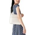thumbnail image 2 of Kate Spade New York Kate Spade Bailey Textured Leather Shoulder Bag Purse Handbag Parchment, 2 of 4