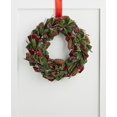 thumbnail image 1 of Holiday Lane Christmas Cheer Ribbon Pine Cone and Berry Wreath, Green, 1 of 1