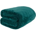 thumbnail image 1 of Sofa Waffle Throw, Winter Blanket Blue Throws For Sofa Warm Ultra Soft Thick, 1 of 7