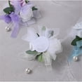thumbnail image 6 of Artificial Rose Chest Flower Wrist Corsage Accessory Set For Ceremonial Event, 6 of 17