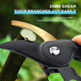 thumbnail image 3 of Tijeras de podar YONGSHENG de Acero Inoxidable 46 mm con Mangos de Esponja, 3 of 5