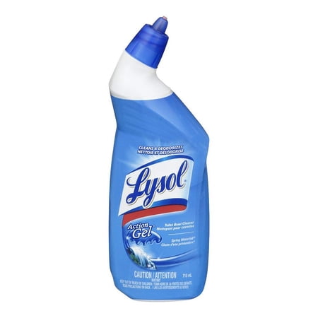 Lysol Toilet Bowl Cleaner  Country  Bleach  Power  Deep Reach  Power & Free  Spring Waterfall