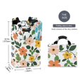 thumbnail image 2 of Yayeee Freestanding Laundry Hamper with Handle Collapsible Large Storage Basket for Clothes, Retro Colorful Flowers, 2 of 7
