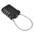 thumbnail image 2 of Qiilu Luggage Password Lock,Steel Wirerope Password Lock Customs Luggage Padlock ,Customs Password Lock, 2 of 9