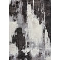 thumbnail image 2 of JONATHAN Y SUPERSOFT 4 x 6 Area Rug, Zoe Bohemian Abstract Marble - Charcoal/Cream, SEU302C-4, 2 of 7