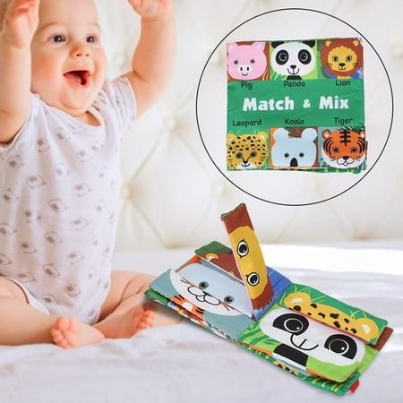 Lhcer Tissu Livre Doux Bebe Chiffon Activite Froisser L Animal Visage Correspondant Livre Education Precoce Livre En Tissu Livres En Tissu Bebe Walmart Canada