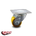 thumbnail image 2 of Low Profile Polyurethane 35mm Wheel Top Plate Caster Service Caster Brand, 2 of 2
