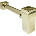 thumbnail image 2 of Westbrass D1338QSL-01 Qubic Trap 1/4-Turn Pedestal Sink Supply Kit with Bull Nose Riser lines and Square Angle Stop Valves, Polished Brass, 2 of 8