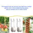 thumbnail image 3 of Crochets à Rouleaux Treillis Kit de Serre Résistant aux Intempéries Support de Culture Accessoires Extérieurs pour Plantes Jardin 6 Pcs, 3 of 9
