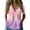 Multicolor, variant on MEICHEN Womens Gradient Color T Shirts Summer Short Sleeve Loose Hide Belly Tops Casual V Neck Blouse Tees