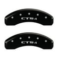 thumbnail image 4 of MGP 4 Caliper Covers Engraved Front Cursive/Cadillac Engraved Rear CTS4 Black finish silver ch, 4 of 6