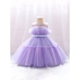thumbnail image 2 of Bagilaanoe Toddler Baby Girl Party Dress Ruffle Sleeveless A-line Princess Dresses 1T 2T 3T 4T 5T 6T Kid Tulle Skirt, 2 of 9